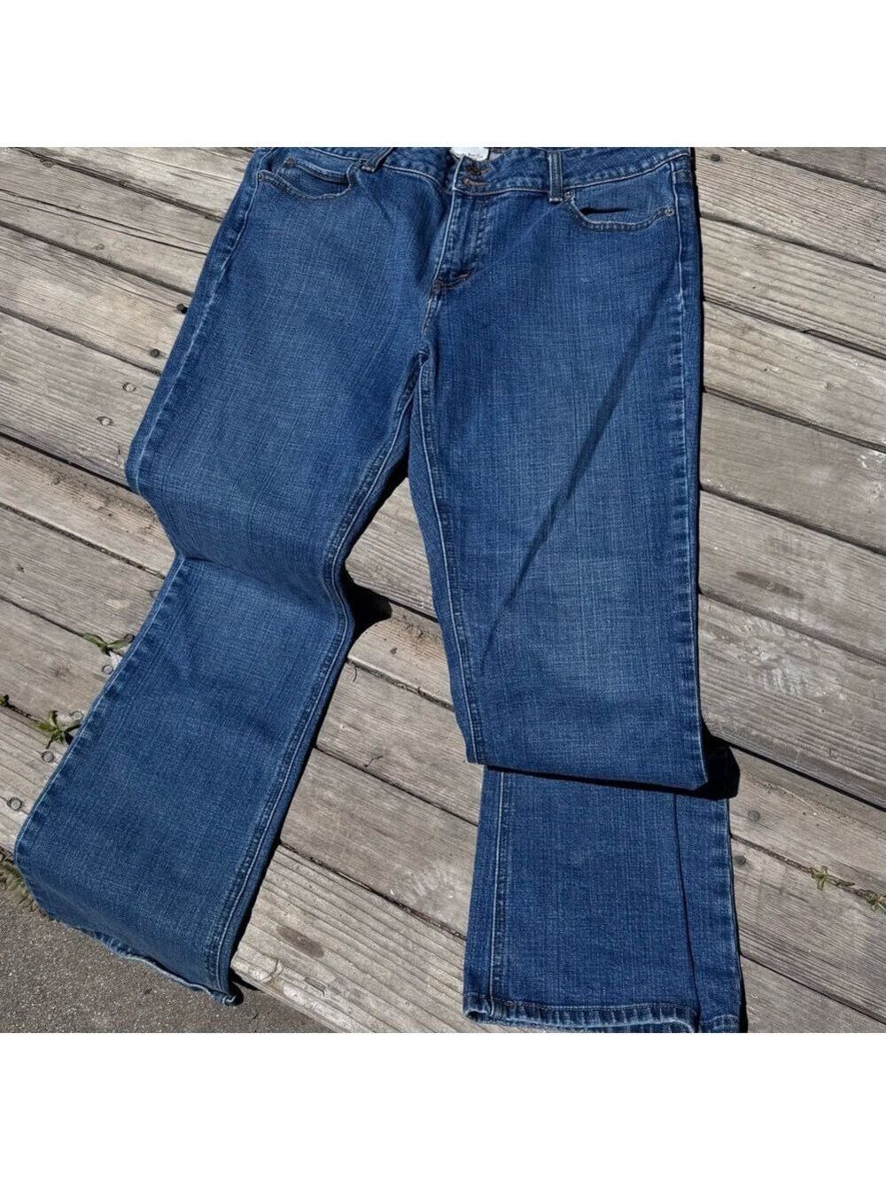 Levi's Jeans Genuinely Crafted slender boot cut 526 size 12 medium flower pocket